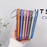 Coque magnétique avec support pliable en fil métallique pour iPhone 11 12 13 14 15 16 17 Pro Max, compatible charge sans fil