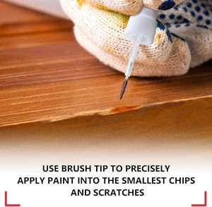 Vendita all'ingrosso 10ml penna per ritocco di vernice 2-in-1 strumento di riempimento per auto riparazione di graffi per serigrafia con tappo e pennello tipo di sigillatura - Product Image 4