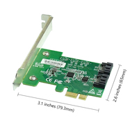 Tarjeta RAID Interna PCI Express X1 a SATA 2.0 RAID 0/1 de 2 Puertos para Servidor, Modelo EFT-720, Disponible en Stock, Directo de Fábrica