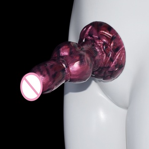 NNSX Fantasy Big Knot <b>Dildo</b> With Sucker Huge Eggs Silicone Colorful Internal Glow Sex Toys for Women Anal Massage Adult Products - Product Image 3