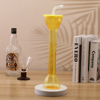 12oz/16oz Gobelets transparents en plastique à impression personnalisée Vaso De Tall Daiquiri Cup Yarda Plastico Boozy Slushies Yard Cups