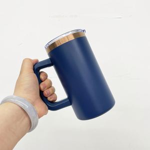 แก้วกาแฟแบบพกพาเคลือบทองแดงด้าน ขนาด 20 ออนซ์ จำนวน 20 ใบ สำหรับเดินทางและแคมป์ปิ้ง ฝาปิดแบบเลื่อนพร้อมหลอดดูด สำหรับงานเลเซอร์ นำเข้าจากสหรัฐอเมริกา - Product Image 4
