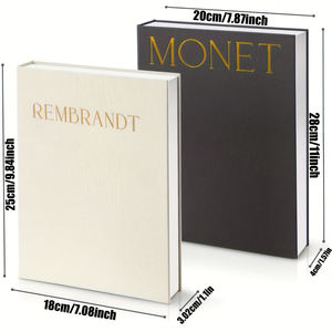 Cajas Decorativas para Libros Estilo <span class=keywords><strong>Revista</strong></span> de Vida Creativa, Sofisticadas, Simples y Elegantes para Sala de Estar, Cafetería - Product Image 2