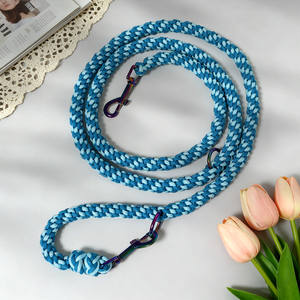 Nuevo Juego de Correa para Perro de Lujo Reforzada 2026, <span class=keywords><strong>Collar</strong></span> para Mascotas Tejido a Mano, Apto para el Entrenamiento de Perros Pequeños, Medianos y Grandes - Product Image 3