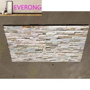 Revestimiento <span class=keywords><strong>de</strong></span> Pared <span class=keywords><strong>de</strong></span> <span class=keywords><strong>Piedra</strong></span> <span class=keywords><strong>de</strong></span> Pizarra para Fachada Exterior <span class=keywords><strong>en</strong></span> Beige y Blanco Moderno, Acabado Natural, para Hoteles, Villas y Exteriores - Product Image 6