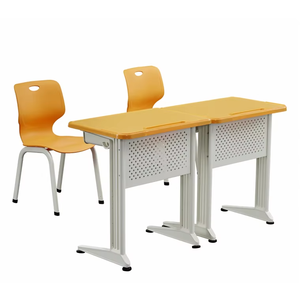 Ensembles de mobilier scolaire de haute qualité, pupitres et chaises scolaires à deux et à un seul poste pour les salles de classe - Product Image 1