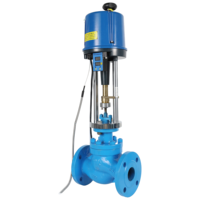 Vanne de contrôle de température auto-commandée en acier moulé ZZWPE-16C, vanne de contrôle de température, vanne de contrôle d'eau chaude et de vapeur