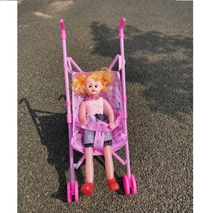 Cochecito de Muñecas de Juguete para Niños, Juego de Imitación, Cochecito de Muñecas Suave para Niños, Juego de Roles, Cochecito de Muñecas para Niñas y Niños, Regalos - Product Image 1