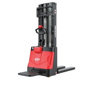 Reddot marka 1.5 Ton otomatik sürüş istifleyici kaldırma el pil şarj cihazı <span class=keywords><strong>Forklift</strong></span> elektrikli palet istifleyici - Product Image 1