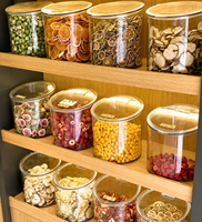 Support de présentation personnalisé pour gâteaux et chocolats, en PET, pour magasins d'alimentation, conteneur rond pour bonbons