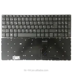 Caderno preto com teclado retroiluminado para teclado Lenovo 320-15IKB