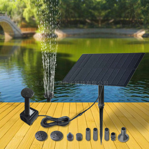 Jovtop Solar Water Pump 9V 1.8W Low Pressure Garden Fountain With Floating Nozzle And Solar Panel - Product Image 1
