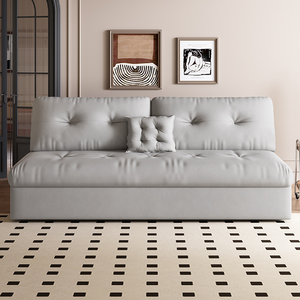 Sofá <span class=keywords><strong>Cama</strong></span> Convertible con Almacenamiento, Sofá <span class=keywords><strong>Cama</strong></span> Multifuncional con Espuma de Alta Densidad para Sala de Estar, Dormitorio, Espacios Pequeños - Product Image 2