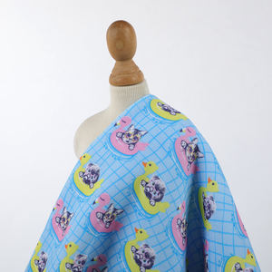 Tissu en <span class=keywords><strong>molleton</strong></span> de <span class=keywords><strong>coton</strong></span> et élasthanne respirant, léger, imprimé numériquement sur mesure, directement de l'usine, pour vêtements - Product Image 2