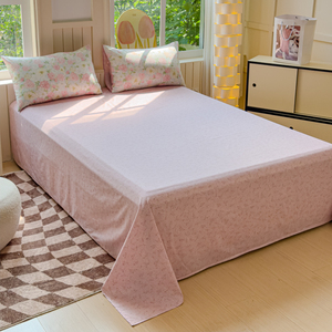 Set di Biancheria da Letto Fantasy Dream Rose 100% Cotone per Ragazze, 4 Pezzi, <span class=keywords><strong>Copripiumino</strong></span> 200TC King Size, Motivo Vegetale per Hotel - Product Image 4