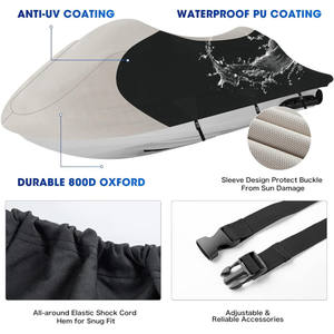 Housse de <span class=keywords><strong>bateau</strong></span> en tissu Oxford 800D résistant, coupe-vent, anti-UV, protection solaire, auvent avec revêtement PU, protection des fenêtres - Product Image 5