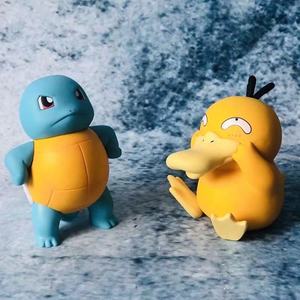 Q versión mascota Pokmon Snobbish Squirtle y divertido Psyduck PVC modelo juguete figura linda de la serie Frozen - Product Image 2