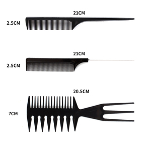 Set de Peines para Peinar el Cabello, Portátil, Antiestático, Peine para Desenredar el Cabello, Herramienta de Maquillaje, Peluquería, Cuidado del Cabello, Set de Herramientas para Estilistas - Product Image 4