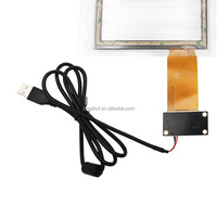 Module d'affichage tactile TFT LCD RVB LVDS de 5,7 pouces, lisible en plein soleil, avec 550 nits, 800 nits, résolution 640x480, carte de pilote en option