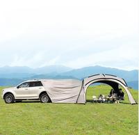 2025 tendance tente dôme en caoutchouc noir monocouche Oxford Camping en plein air parasol peu encombrant tente à billes étanche à la pluie pour la nuit