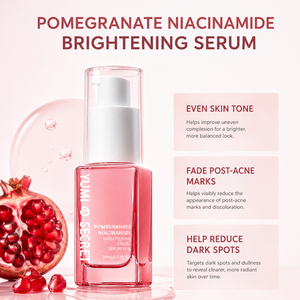 OEM Custom Pomegranate Niacinamide Serum Brightening Even Tone Fade Post Acne <strong>Marks</strong> Facial Care Serum - Product Image 2