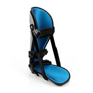 Orthèse de cheville pour pied tombant, taille SML, bleu foncé et gris, soutien pour fasciite plantaire, contrôle de l'inversion et de l'éversion du pied - Product Image 1