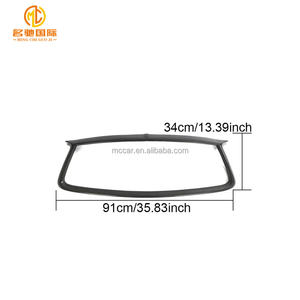 Marco de parrilla delantera de coche de fibra de carbono 2016-2022 para Infiniti Q60 de 2 puertas - Product Image 5