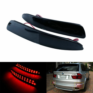Luz LED para Parachoques Trasero para BMW X5 E70, Roja, Negra, Blanca, 12V, Luces Traseras LED, Luz de Freno de Conducción - Product Image 1