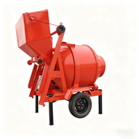Bétonnière électrique portable JZC350/500 de haute qualité, moteur puissant, moment de charge élevé, pour usage en construction, prix bas, Chine