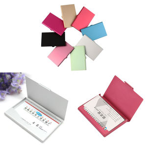 Porte-cartes de visite en métal pour enfants, étui fin en aluminium pour cartes de crédit et cartes nominatives, vente en gros - Product Image 6