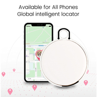 Localisateur intelligent Bluetooth sans fil anti-perte avec alarme bidirectionnelle compatible iOS Android pour téléphone, portefeuille, sac, clés