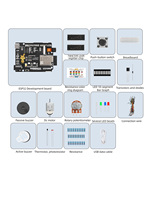 Kit de démarrage primaire TSCINBUNY ESP32 PLUS, carte de développement AI IoT pour Arduino, kit d'expérimentation scientifique