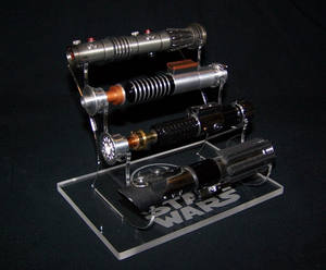 Soporte de <span class=keywords><strong>sable</strong></span> de luz, réplica maestra acrílica de corte láser de 4 niveles - Product Image 5