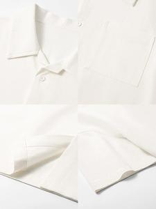 Nouveau T-shirt <span class=keywords><strong>noir</strong></span> <span class=keywords><strong>et</strong></span> blanc pour homme, col polo à manches courtes, design tendance, niche, décontracté, polyvalent - Product Image 3