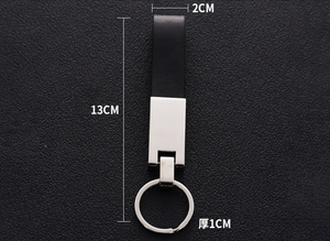 Carabiner promozionale personalizzato all'ingrosso di alta qualità in metallo e pelle per auto portachiavi Logo personalizzato per <span class=keywords><strong>regali</strong></span> Business Boutique - Product Image 6