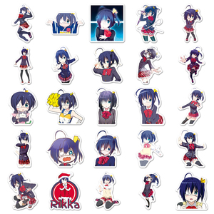 สติกเกอร์ตัวละครอนิเมะทาคานาชิ ริกกะ คุณภาพสูง 50 ชิ้น สำหรับติดตู้เย็นและโต๊ะทำงาน ผลิตจากโรงงาน โปรโมชั่นพิเศษ - Product Image 3