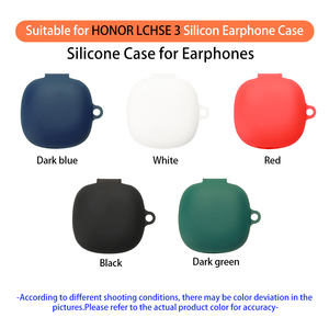 Étui de protection pour écouteurs, étui en silicone pour écouteurs <span class=keywords><strong>HONOR</strong></span> LCHSE 3, coque pour écouteurs sans fil, pour étuis <span class=keywords><strong>AirPods</strong></span>, housse pour écouteurs - Product Image 3