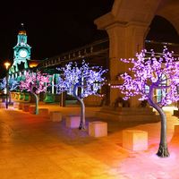 ANPU LED Bonsai Seidenblumen-Baumlicht für Innenräume IP65-Zertifiziert AC 85-265V 1 Jahr Garantie