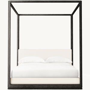 Handgemaakt Premium Meubelontwerp Uitstekende Kwaliteit Houten Full Size Luxe Hemelbed - Product Image 5