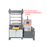 Presse hydraulique à trois couches pour le laminage et le durcissement de préimprégnés en fibre de carbone, équipement haute efficacité