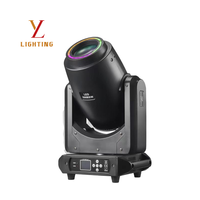Projecteur LED 3-en-1 200W avec 3 prismes, Gobo, roue chromatique, DMX512, RDM, mise au point linéaire, IP20, pour DJ, discothèque, fête, concert, vert, rouge