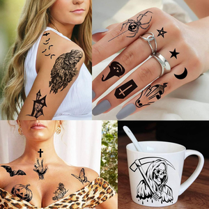 Wholesale 52 Sheets <b>Temporary</b> <b>Tattoo</b> Sticker UV Printing Waterproof Vinyl Slogan Pattern <b>for</b> Kids Boys Girls Women Men <b>Adults</b> - Product Image 2