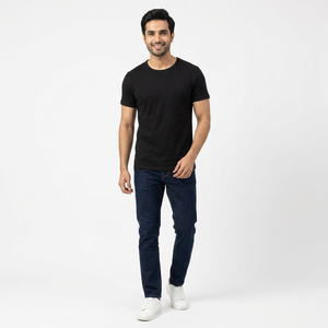 T-shirt pour enfants vierge surdimensionné 100% coton de haute qualité T-shirt pour garçons d'été brodé imprimé personnalisé pour hommes - Product Image 1