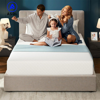 Matelas de luxe personnalisé pour chambre à coucher, commande en ligne, taille Queen, confort, massage, anti-allergie, matelas en mousse à mémoire de forme en latex pour hôtel