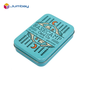 Personnalisation personnelle professionnelle Poker papier carte à jouer Poker taille <span class=keywords><strong>jeu</strong></span> de cartes dans une boîte en fer blanc - Product Image 5