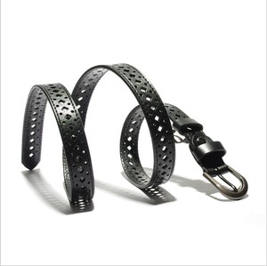 Venda quente Ocidental Moda Estilo Couro Genuíno Mulheres Jean Cinto Com Pin Buckle Personalizar Tamanho do Cinto e - Product Image 3