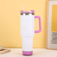 JM6 Tasse de voyage intelligente en acier inoxydable de 40 oz avec haut-parleur Bluetooth intégré pour sublimation sans fil
