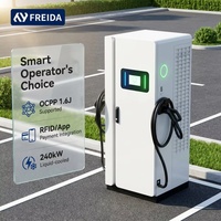 Nuevo Cargador Rápido Comercial de CC con Refrigeración Líquida de 240kW CCS2 GB/T EVSE con OCPP 1.6/2.0, Monitoreo Remoto y RFID