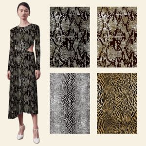 Tela de Tul Chifón 100% Poliéster con Estampado Digital de Leopardo, Resistente a las Arrugas y Elástica, para Prendas de Niñas, OEM y ODM - Product Image 3