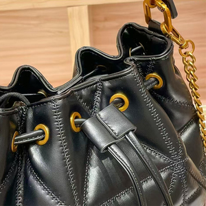 2027 Vintage Fashion PU Crossbody Bucket Bag for <b>Women</b> High Quality <b>Handbag</b> with <b>Small</b> Chain Senior Sense Factory OEM&ODM - Product Image 3